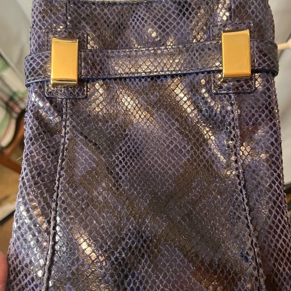 LIKE NEW Michael Kors Blue Leather Crossbody  Bag
